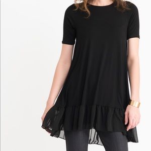 Agnes & Dora Chiffon Ruffle Tunic